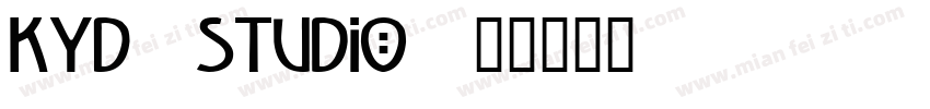 KYD Studio字体转换